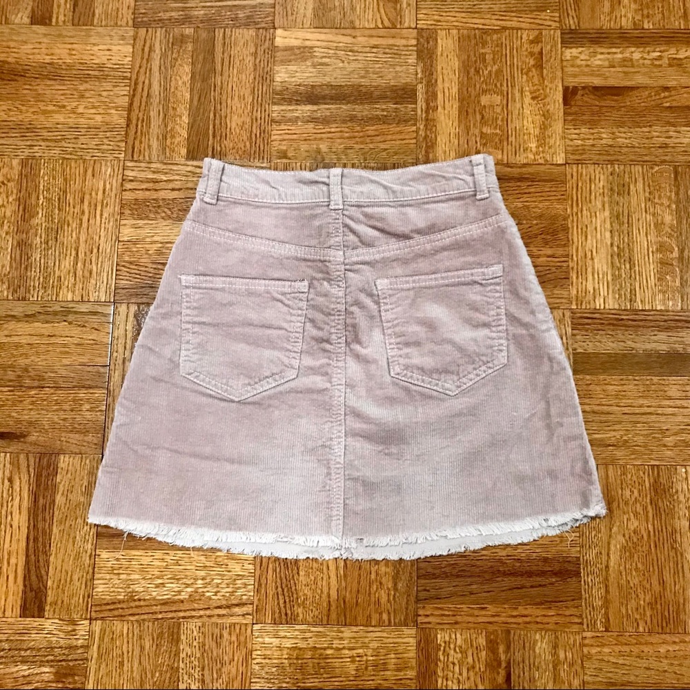 Brandy Melville Pink Corduroy Skirt - Picture 4 of 6